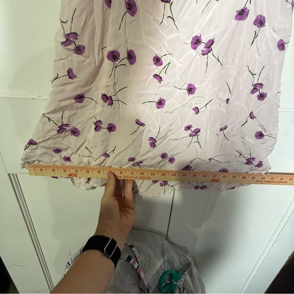 ASTR The Label Ryder Floral Minidress Pink A-Line Size Large Flowers Purple - Picture 6 of 14